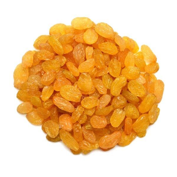 Dried golden raisins