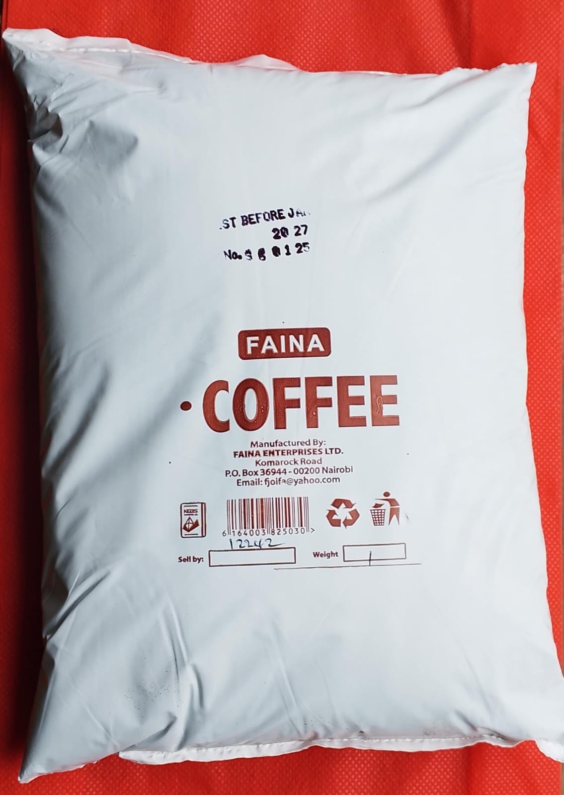 Coffee packet