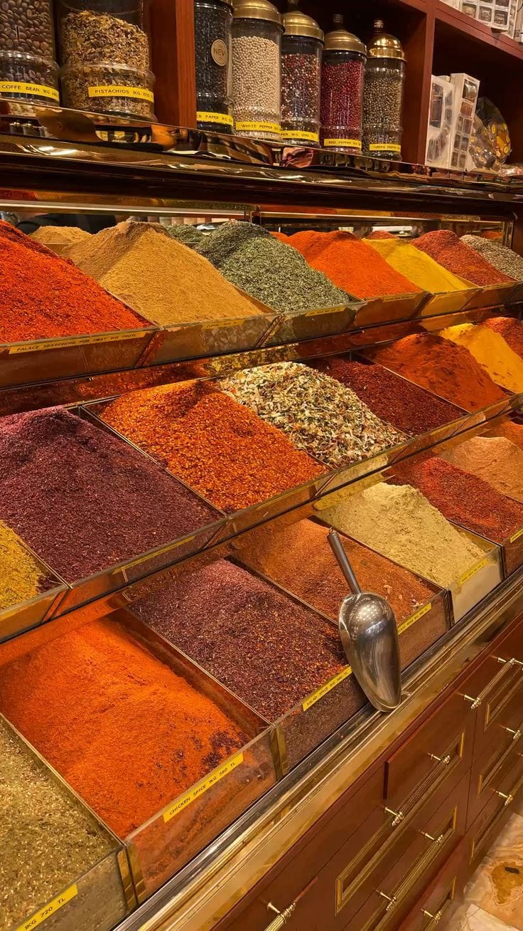 Ground spice powders